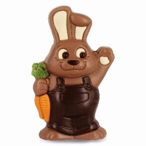 [13030425] HOLLOW RABBIT MARC COLOURED MILK 12 X 75GR