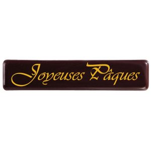 [08057168] 061346 PCB RECTANGLES CN JOYEUSES PÂQUES 7X1.5 CM 350PCS ***S/CD***