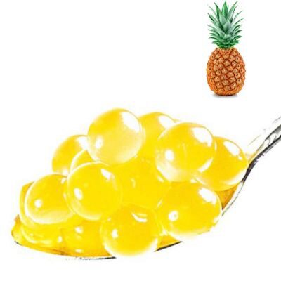 [25101226] BLACK COFFEE PERLES DE FRUITS 3,4KG GOUT ANANAS POUR BUBBLE TEA