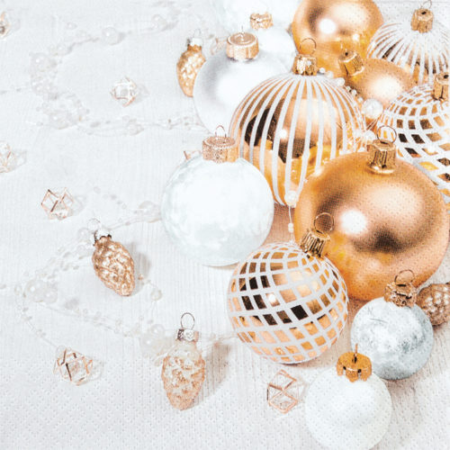 [60700758] HOME FASHION SERVIETTE 33X33CM GOLDEN GLORY PAQUET DE 20PCES