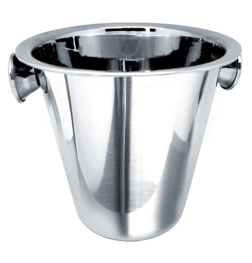 [57659059] VIN BOUQUET STAINLESS STEEL CHAMPAGNE BUCKET 2 SOLID HANDLES