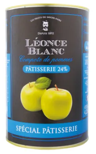 [05100589] FIJNE APPELMOES 24% FRANSE 4.25KG