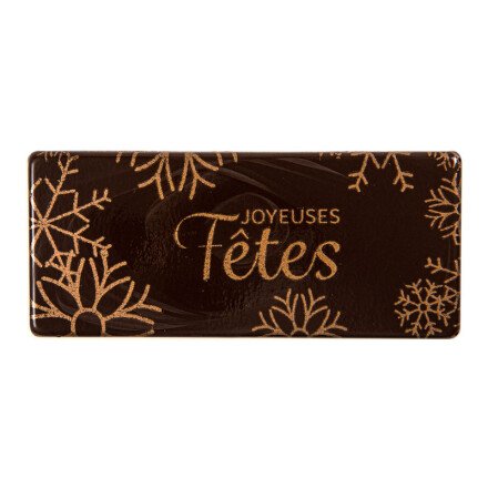 [08054433] 2015858 JOYEUSES FETES CHOCOLATE BLISTER 80X35MM 60 PIECES