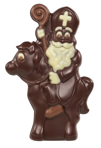 [15030607] SAINT-NICOLAS HOLLOW ON HORSE CHOCOLATE 4 X 130GR