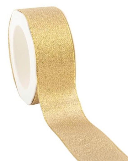 [62000238] SHINY GOLD RIBBON 38MM 20M