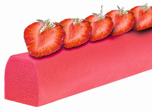 [08074054] BU3003 MOULE A BUCHETTE STANDARD INSERT COURT EN PVC 25X4X4CM 6PCES