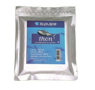 [05100135] NATURAL TUNA CHUNKS PULP IN POUCH 600G