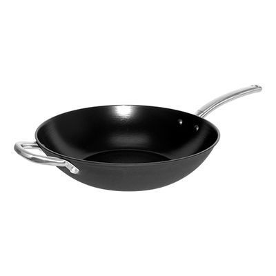 [55078232] PUJADAS WOK 32CM  FONTE ACIER/ANTI-ADH. FOND PLATTOUS FEUX