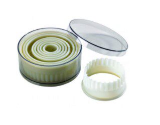 [70408751] EXOGLASS 9P ROUND FLUTED CUTTER FROM 2 TO 10CM