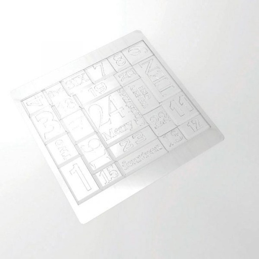 [08056434] 045564 PCB MOLDS ADVENT TABLETS FOR 12 PIECES 20X16.5 CM THICKNESS 0.7 CM 12PCES ***S/CD***