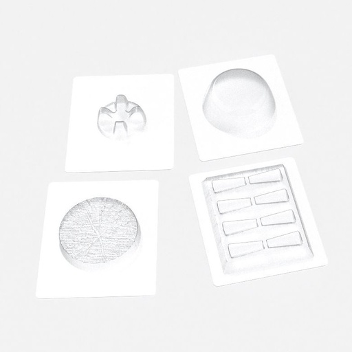 [08057391] 087191 PCB MOLDS FONDUE FOR 8 PIECES 4 DESIGNS 26PCES ***S/CDE***