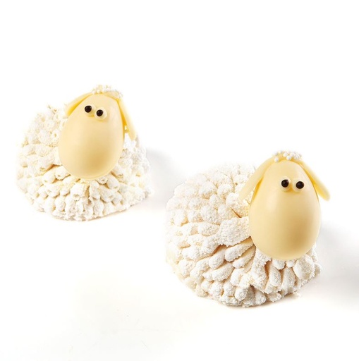 [08054765] 1012828 SCHAAP 2,4X3,8CM 42PCS ***OP/ORDER***