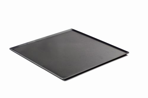 [53302053] BLACK PLEXIGLASS TRAY "SMOKE" 20X20CM H5MM