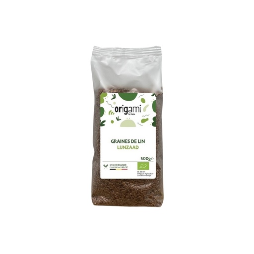 [08059035] ORIGAMI GRAINES DE LIN BELGES BIO 500GR