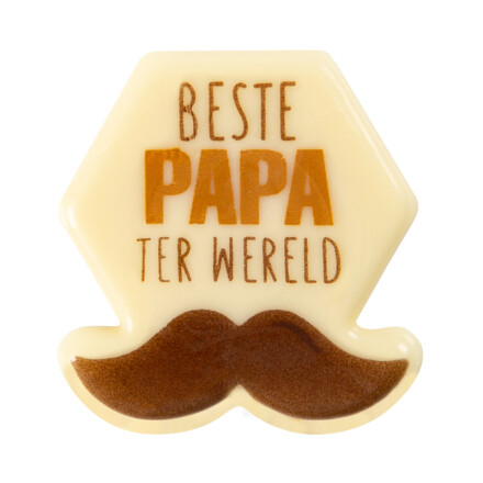 [08030694] 2011033 PLAQUETTE BESTE PAPA TER WERELD120 ST/PC ***S/CDE***