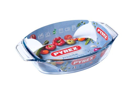 [57661180] PYREX SCHAAL OVAAL 39X27CM-4.0L BOROSILICATE -40+300°