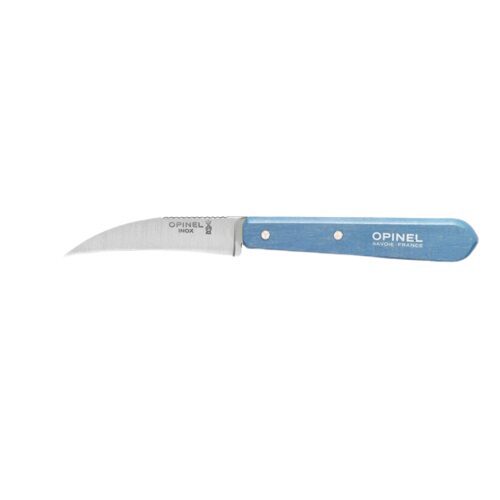 [54917657] OPINEL COUTEAU A LEGUMES N°114 INOX/BOIS BLEU AZUR