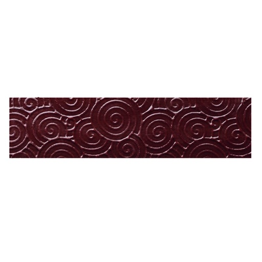 [08056729] 087071 PCB RECTANGLES CN EXTRA FIN STRUCTURÉ SPIRALE 12X3 CM 66PCES ***S/CDE***