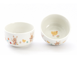 [61700482] BOL LAPIN LOUIS ET SES AMIS Ø10,5CM HT 6CM