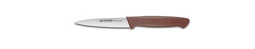 [70407974] FISCHER PARING KNIFE 10CM BROWN OVERMOLDED HANDLE 7337-10