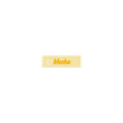 [08058401] 2002457 PLAQUETTE MOCHA 3,8X1,2 CM 300PCS ***S/CDE***