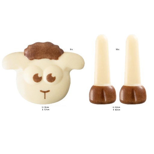 [08053955] 2012815 SCHAPENKOP & POOTSET 9-DELIG ***OP BESTELLING***