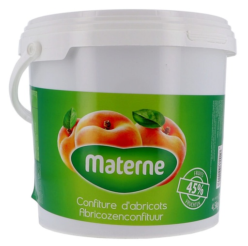 [05100636] ABRIKOZENCONFITUUR 4,5KG PATRIA MATERNE