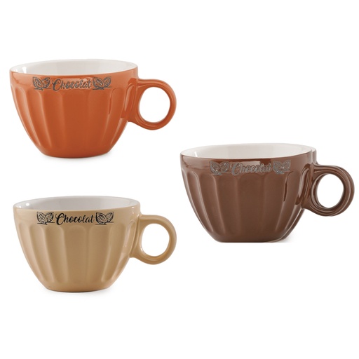 [60700740] CHOCOLADE BEKER 3 ASS Ø11,5H8CM