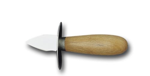 [50352012] FISCHER COUTEAU HUITRES MANCHE BOIS A/GARDE INOX