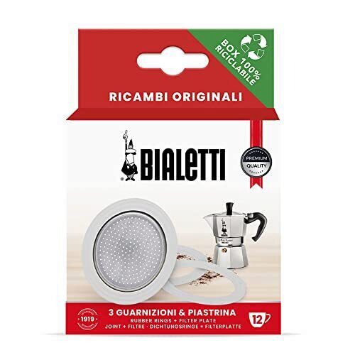 [57658329] BIALETTI SET 3 JOINTS+FILTRE 12T MOKA