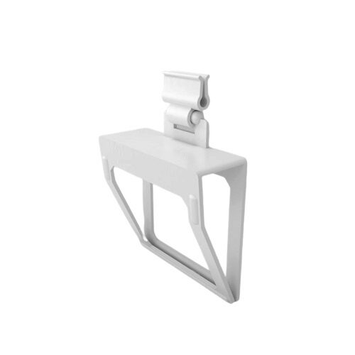 [43604092] COLIS 10 PINCE BLANC CAISSE ORIENTABLEFIXATION ETIQU SOUPLE BLC