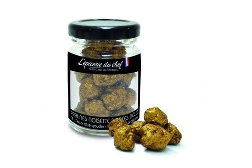 [08055624] EPICERIE DU CHEF GOLDEN HAZELNUT PRALINES IN PIECES 45G