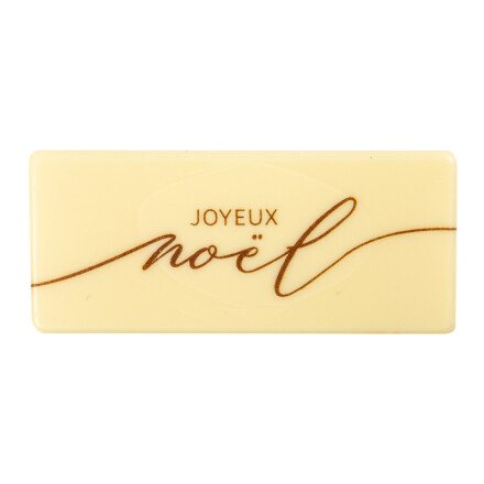 [08054431] 2015534 JOYEUX NOEL CHOCOLADE BLISTER 80X35MM 60 STUKS