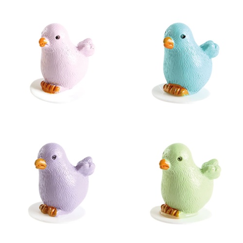 [08033957] 1069857 PASTEL COLORED CHICKS PLASTIC HT 3CM 64PCE***S/CDE***