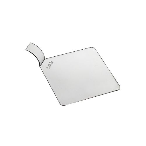 [44104109] MEB VIERKANT PALET 80X80MM DOORZICHTIG 100 STUKKEN=STUK