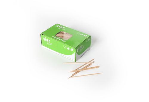 [53522236] SIER CURE DENTS /PIQUE COKCKTAIL BOIS FSC 60 MM BOITE DE 1000 PCES