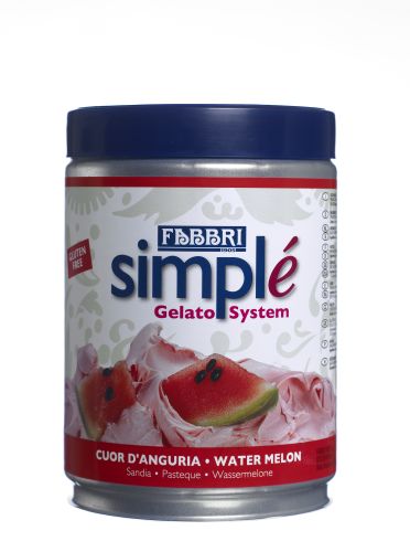 [07062109] FABBRI SIMPLE PASTEQUE AROMA 1,5KG = DOOS