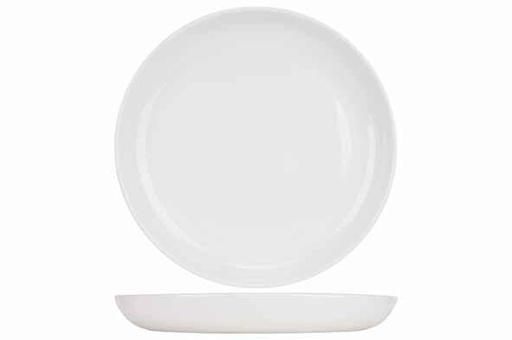 [60251809] C&T TITANIUM WHITE DINNER PLATE 27 CM STRAIGHT EDGE - 1221127