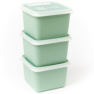 [57662597] DBP ALASKA  "BIO"BOITES CARREE 13.5XH9CM 0.75L SET