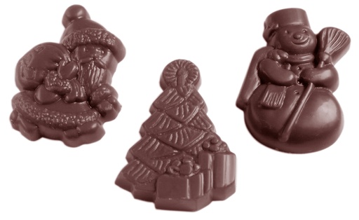 [70409494] KERST CARAQUE CHOCOLADEVORM CW1435 3X6 -- 7GR