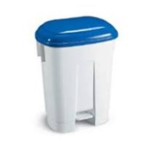 [70409903] 60L ROBUST BLUE PEDAL BIN WITH LID