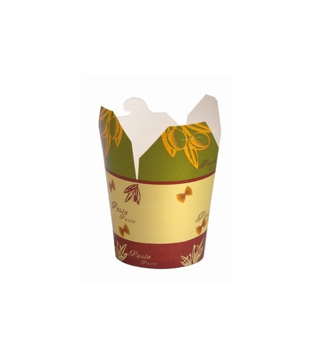 [25101001] ROND PASTA POT DECOR PASTA 750ML 50 STUKKEN=PAK