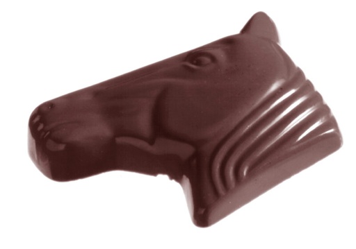 [70410596] HORSE HEAD CHOCOLATE MOLD CW1546 8.35G 2X7- 4.5X3.1XH0.8CM