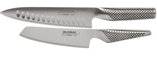 [60252190] GLOBAL G-7805 2-PIECE KNIFE SET G78+GS5