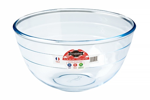 [74500890] O CUISINE MENGKOM BOROSILICAAT 24CM 3,0L