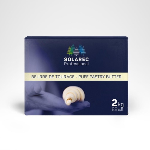 [05010186] SOLAREC BEURRE DE TOURAGE LAITERIE 82% *PLAQUE*  5 X 2 KG  