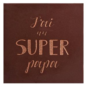 [08056933] 061025 PCB VIERKANTEN CN SUPER PAPA 3,5 CM 120STUKS ***S/CD***