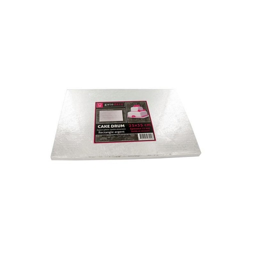 [08075419] PLATEAU RECTANGULAIRE ARGENT 40 X 60CM