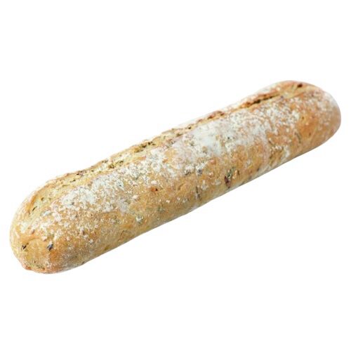 [02041211] DELIFRANCE S6415 HALF GREY BAGUETTE 28CM SEED HEART PACK OF 30 X 170GR