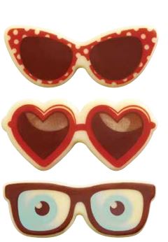 [08057162] 061339 PCB LUNETTES DE STARS CB 6 DESIGNS 96PCES ***S/CD***